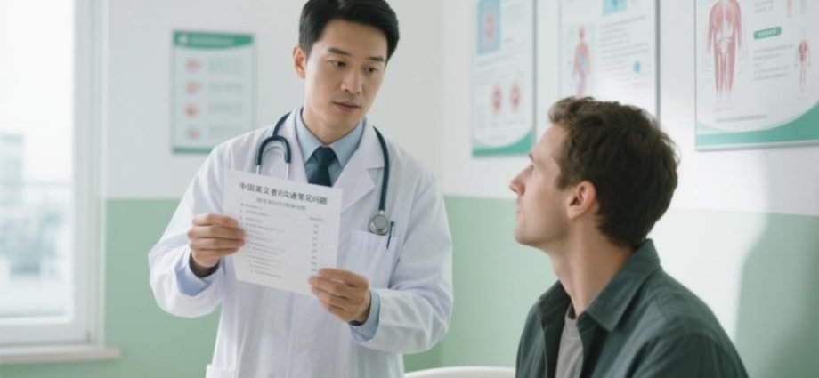 bilingual FAQ list for doctor-patient communication in China